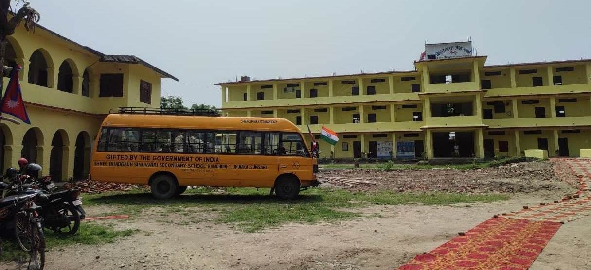 India built High Impact Community Development Projects in Sunsari, Nepal
