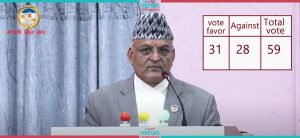Chief Minister Pandey attains vote of confidence