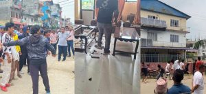 Locals vandalized Kawasoti Municipality