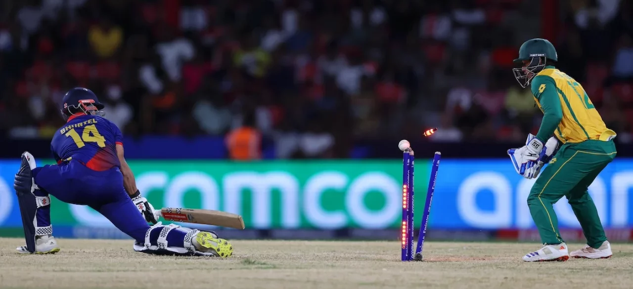 Nepal fails to create history, lost to South Africa by 1 wicket