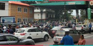 Kathmandu Valley’s petrol pumps face scarcity of petroleum products (Photo Feature)