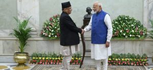 PM Dahal meet his Indian counterpart Modi (Photos)