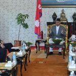 Chinese Vice Minister Sun calls on President Paudel