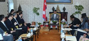 Chinese Vice Minister Sun calls on President Paudel