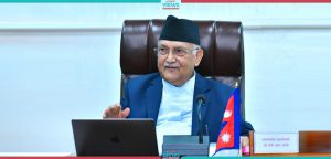 PM Oli announces not to convene party meetings in official residence