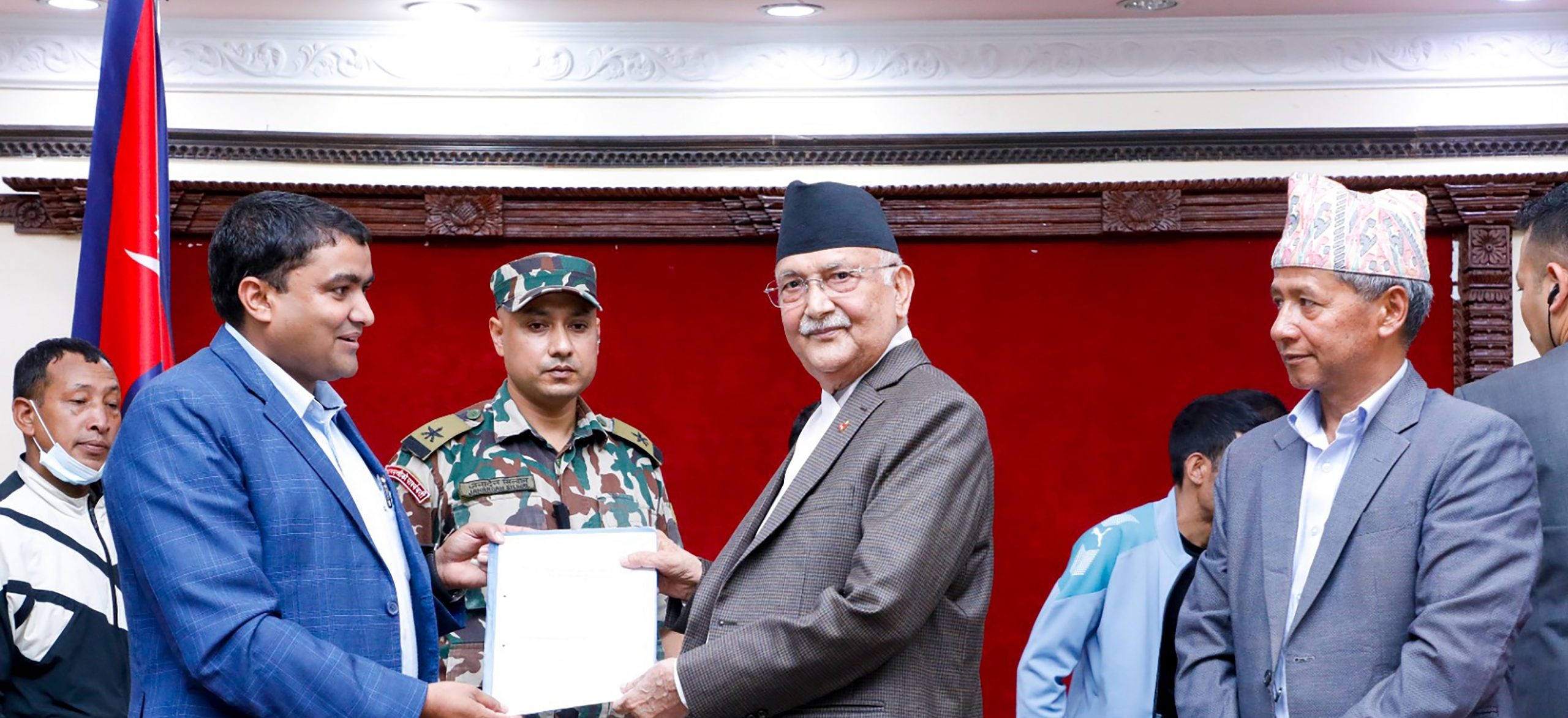 Memo handed to PM Oli demanding prompt grant amount to Jajarkot quake victims