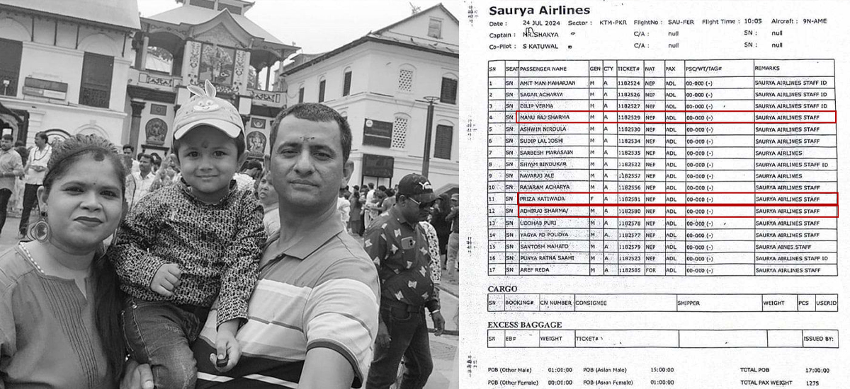 Saurya Airlines crash Update: Death of 3 members of same family