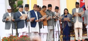 4 Parties participated in PM Oli-led government
