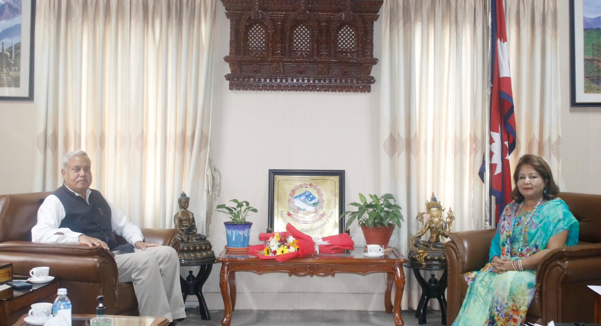 Meeting between Indian Ambassador and Minister of Foreign Affairs