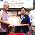 Cricketer Lamichhane feted