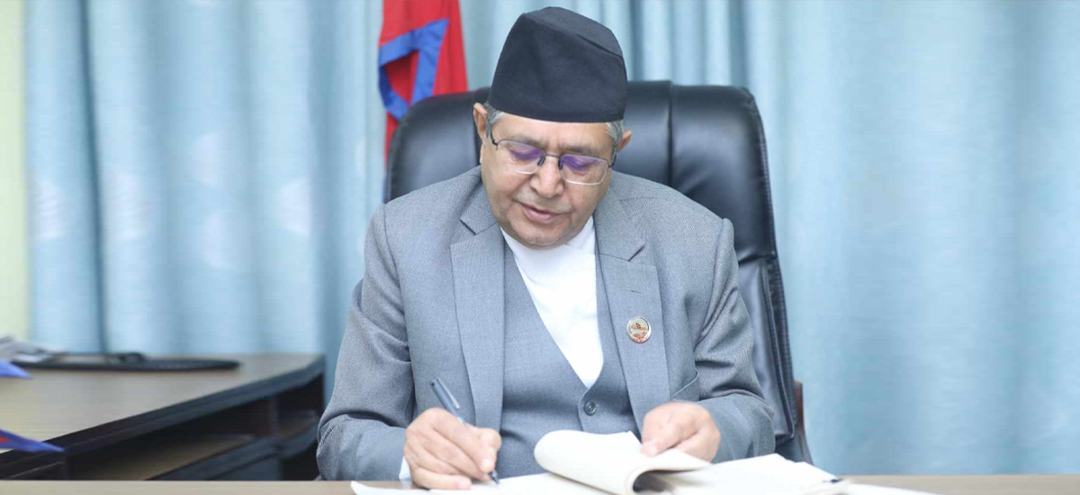 Speaker Devraj Ghimire certifies TRC Bill
