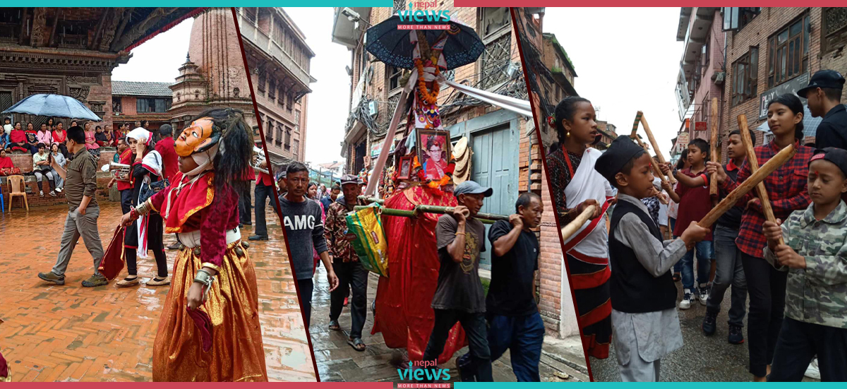 ‘Ghintang Ghisi’ in Bhaktapur kicks off (Photos)
