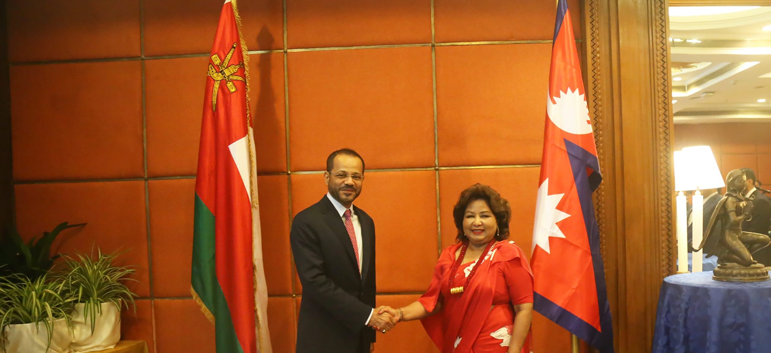 Bilateral meeting between Foreign Affairs Minister Dr Rana and Oman’s  Minister of Foreign Affairs Albusaidi