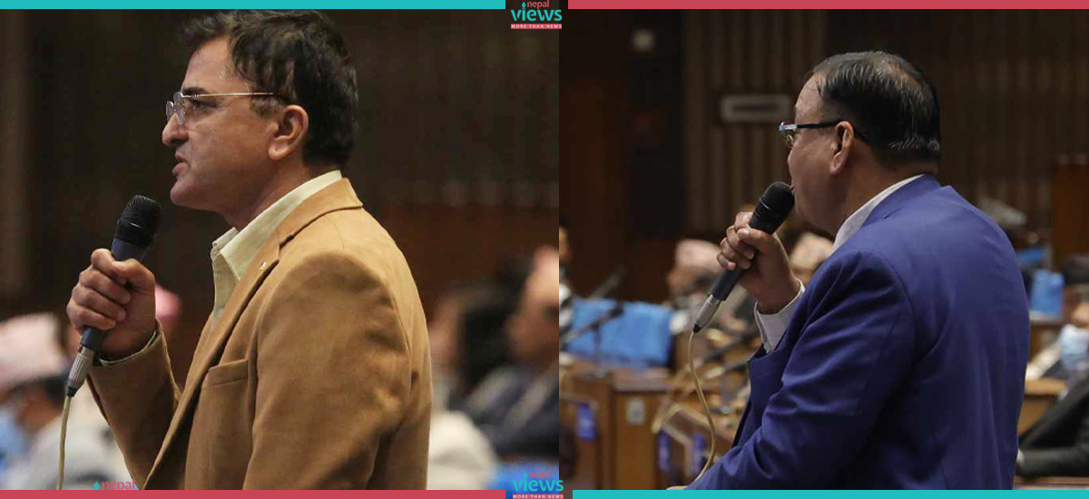 Yogesh Bhattarai indicating ‘People’s War’ as ‘violence’ turns HoR ambiance stressful