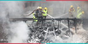 Fire in house near Kumbheshwar Temple (Photo Feature)