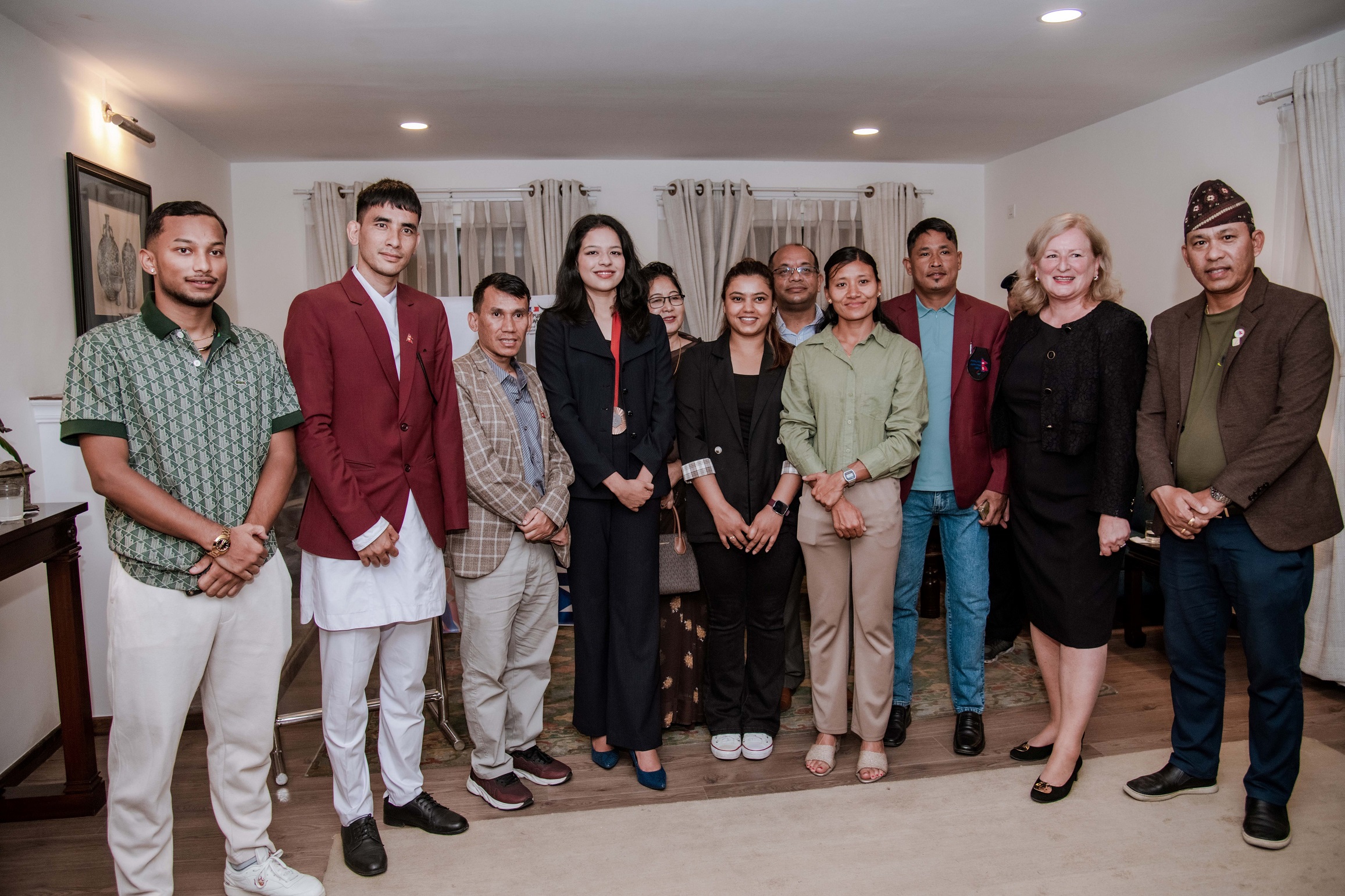 French Embassy felicitates athlete Palesha