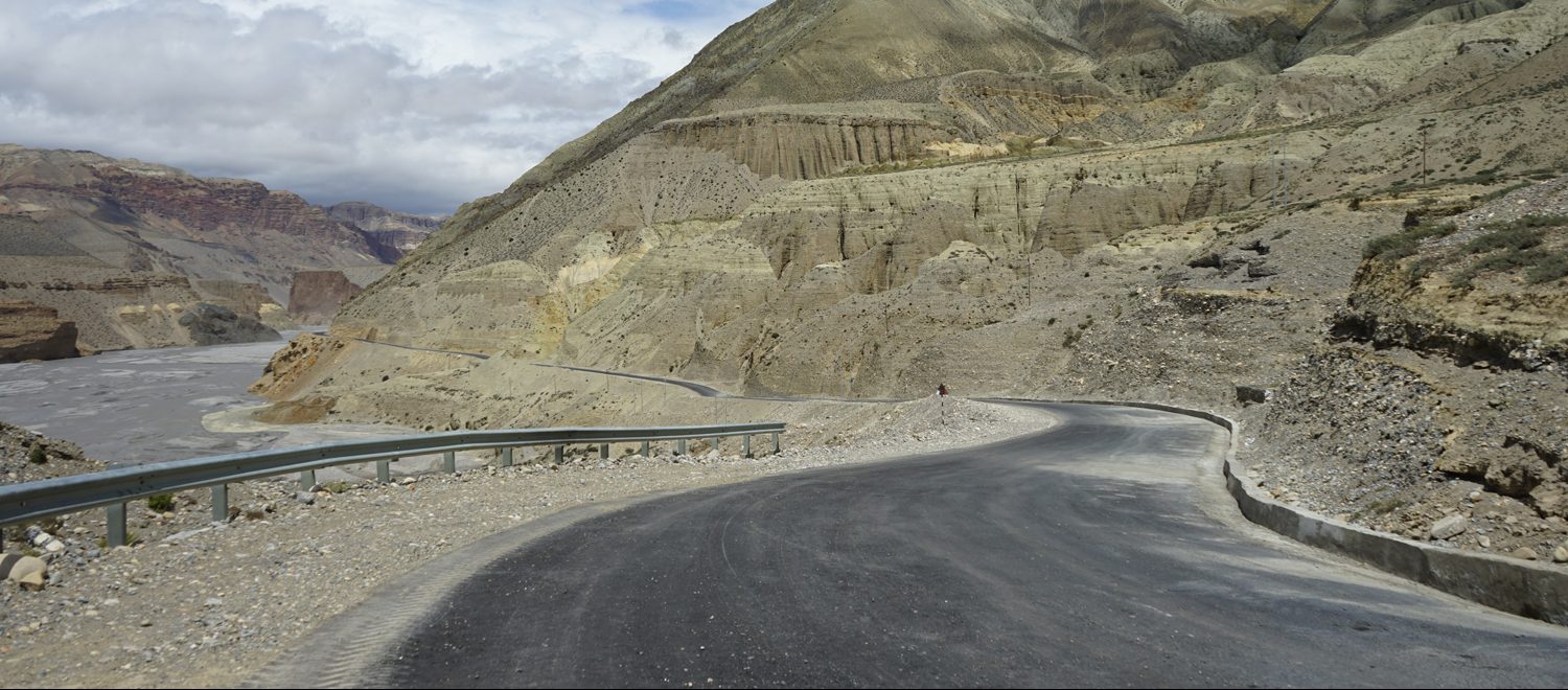 Jomsom-Kagbeni road section blacktopped