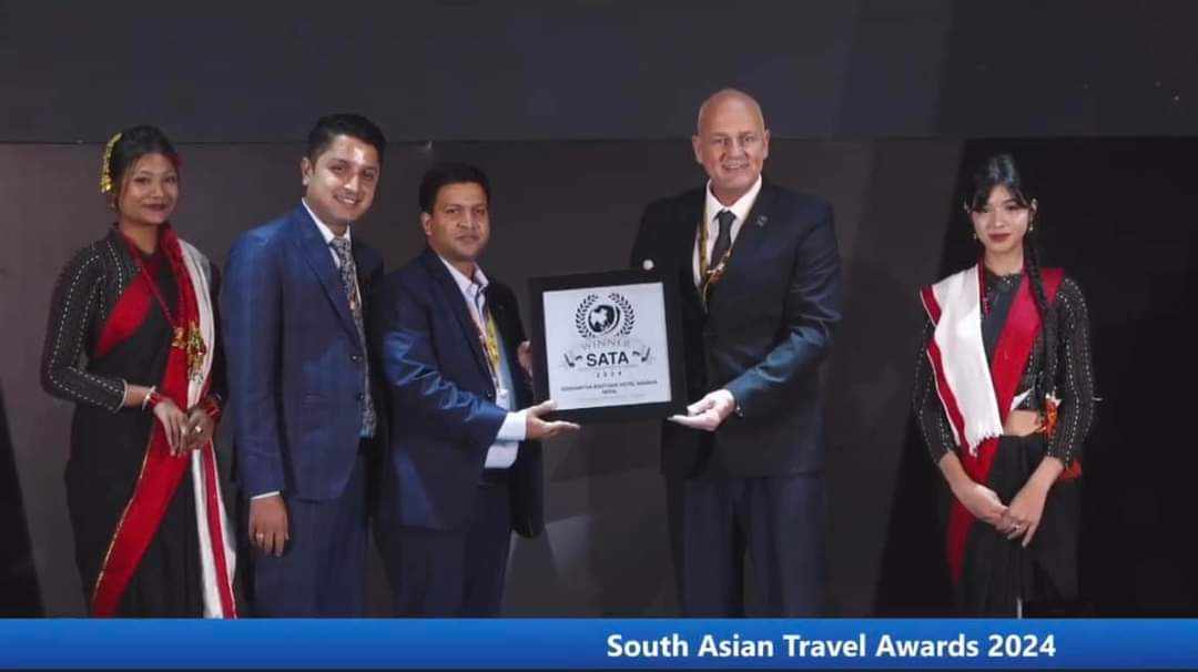 Siddhartha Boutique Hotel Boudha honored with ‘Leading Boutique Hotel/Resort’ at South Asian Travel Awards 2024