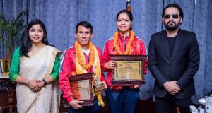 Kathmandu metropolis honours Palesha for her first historic achievement in Paralympics