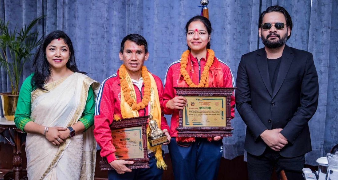 Kathmandu metropolis honours Palesha for her first historic achievement in Paralympics