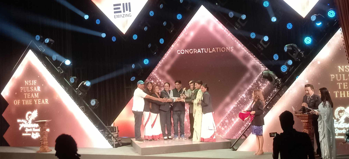 Kabaddi Team wins ‘NSFJ Pulsar Team of Year’