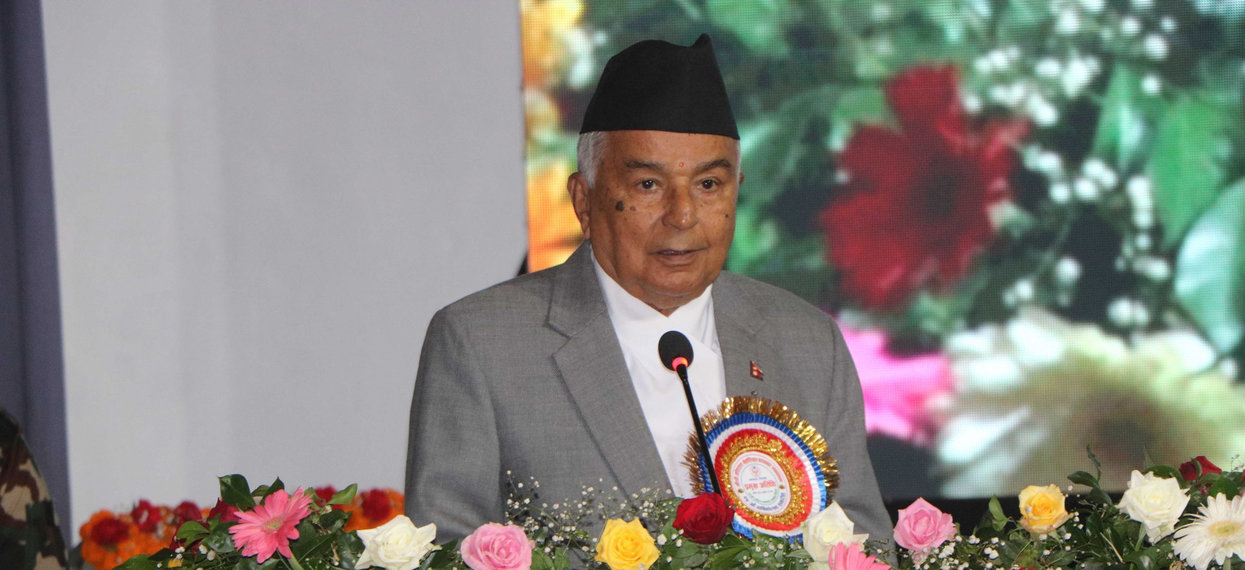 President Paudel urges to provide health services keeping poor, helpless people in centre