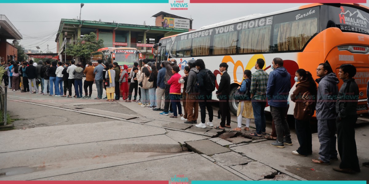Advance ticket booking for Dashain commences (Photo Feature)