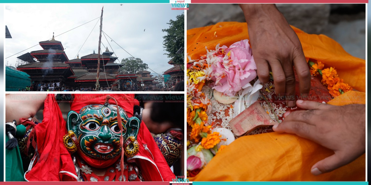 Indra Jatra begins (Photo Feature)