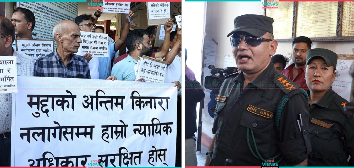 Metropolitan Police warns to evict Dharmashala (Photos)