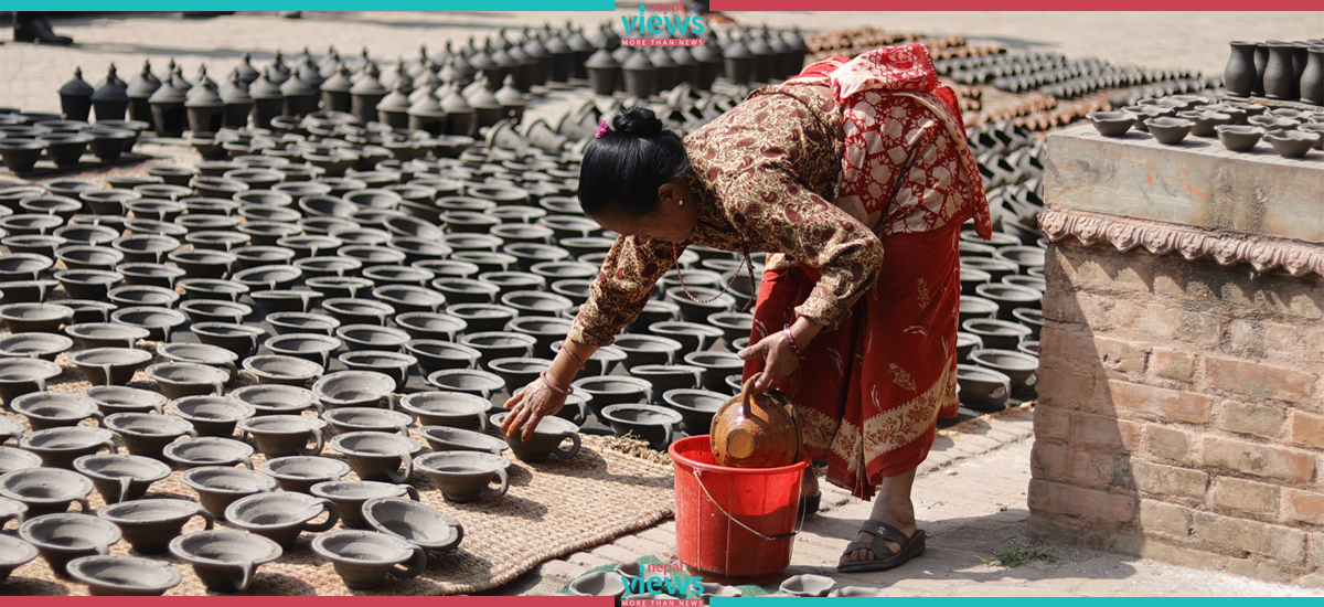 Hectic schedule of Potters in Bolachhen (Photo Feature)