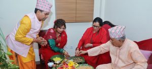 Ghatasthapana solemnized at President House