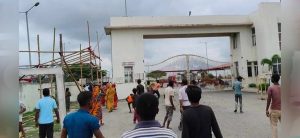 Stressful situation at Biratnagar, after truck hits old man to death