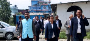 Minister Yadav instructs to replace broken water pipes