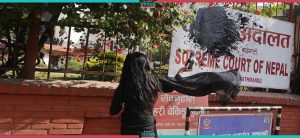 Binu Yadav arrested for splashing black color in Supreme Court’s signboard (Photo Feature)