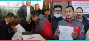 Naya Shakti Nepal’s Dil Kumar files candidacy for Mayor of Kirtipur