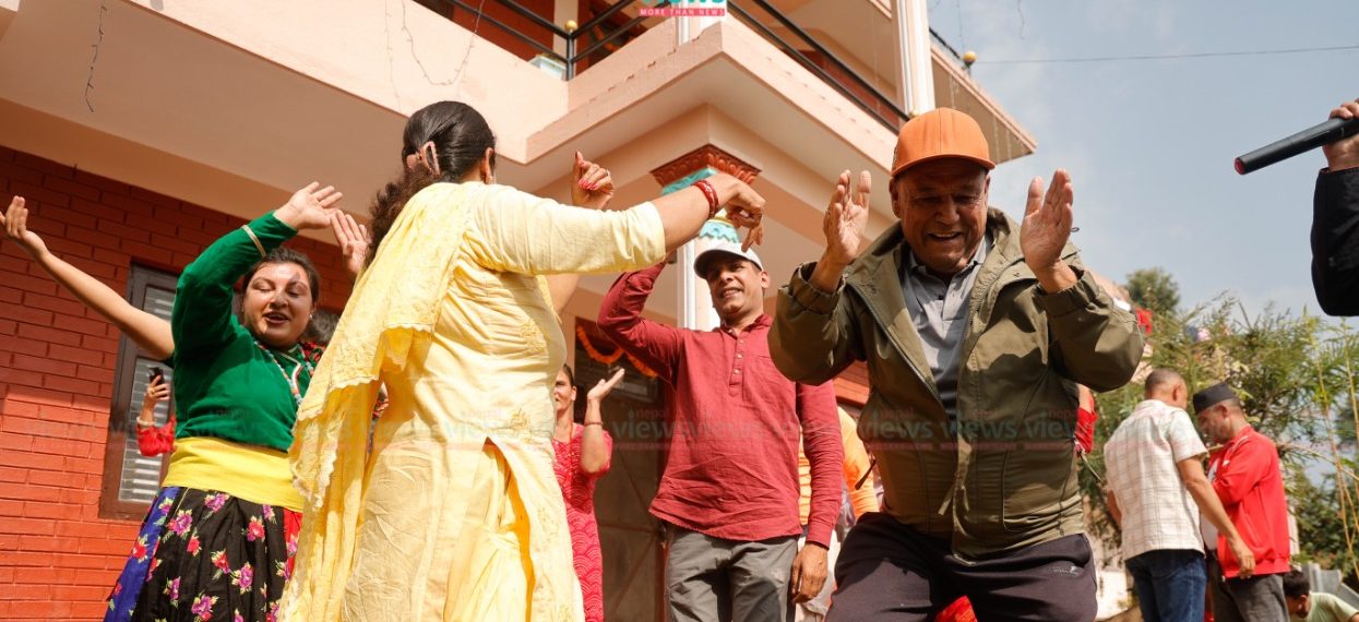 Lions Club of Kathmandu Uttarbahini’s Youth Project  plays Deusi (Photo Feature)