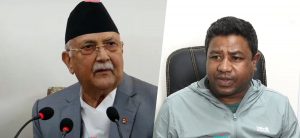 Santosh Pariyar meets PM Oli