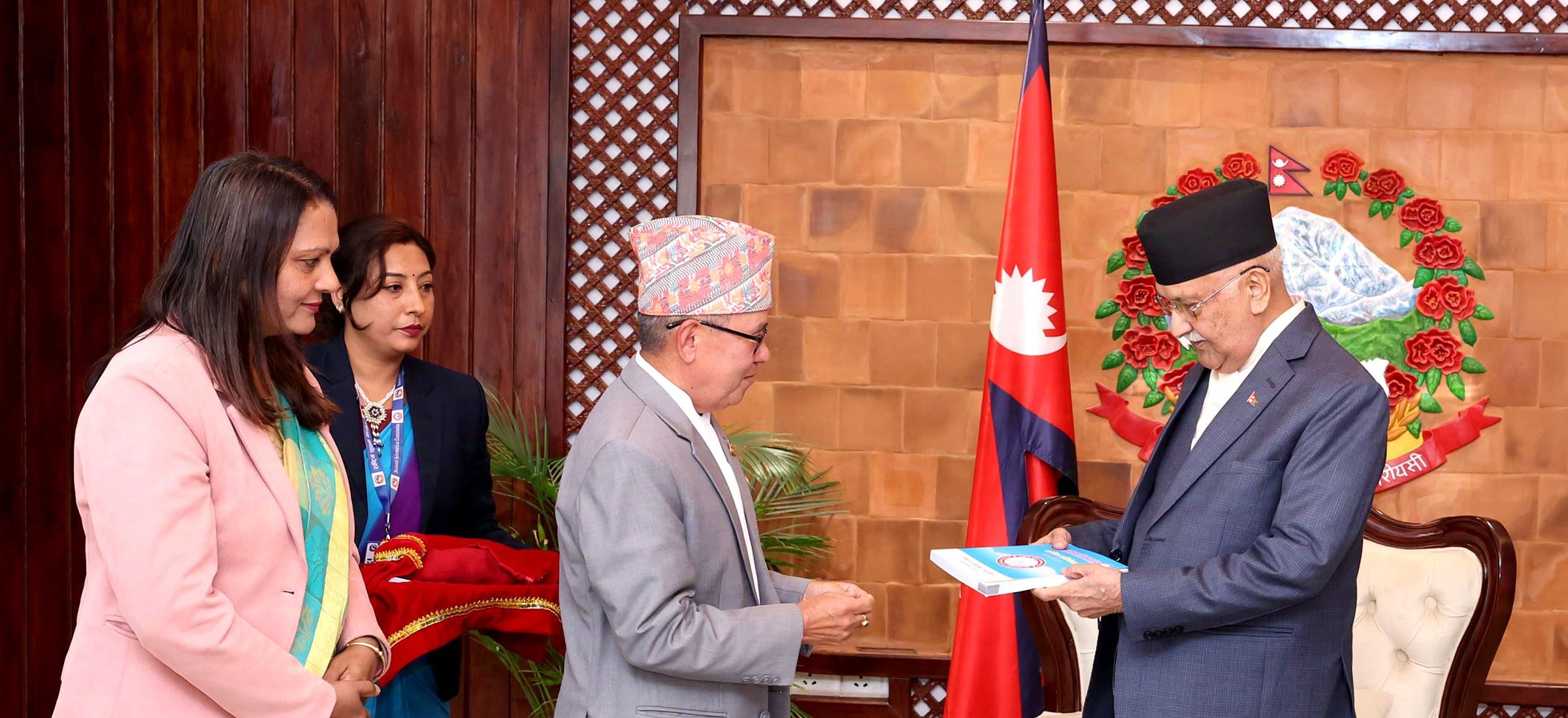 NIC submits annual report before PM Oli