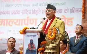 PM Oli: Govt. will forward process to include Nepal Bhasa in curriculum