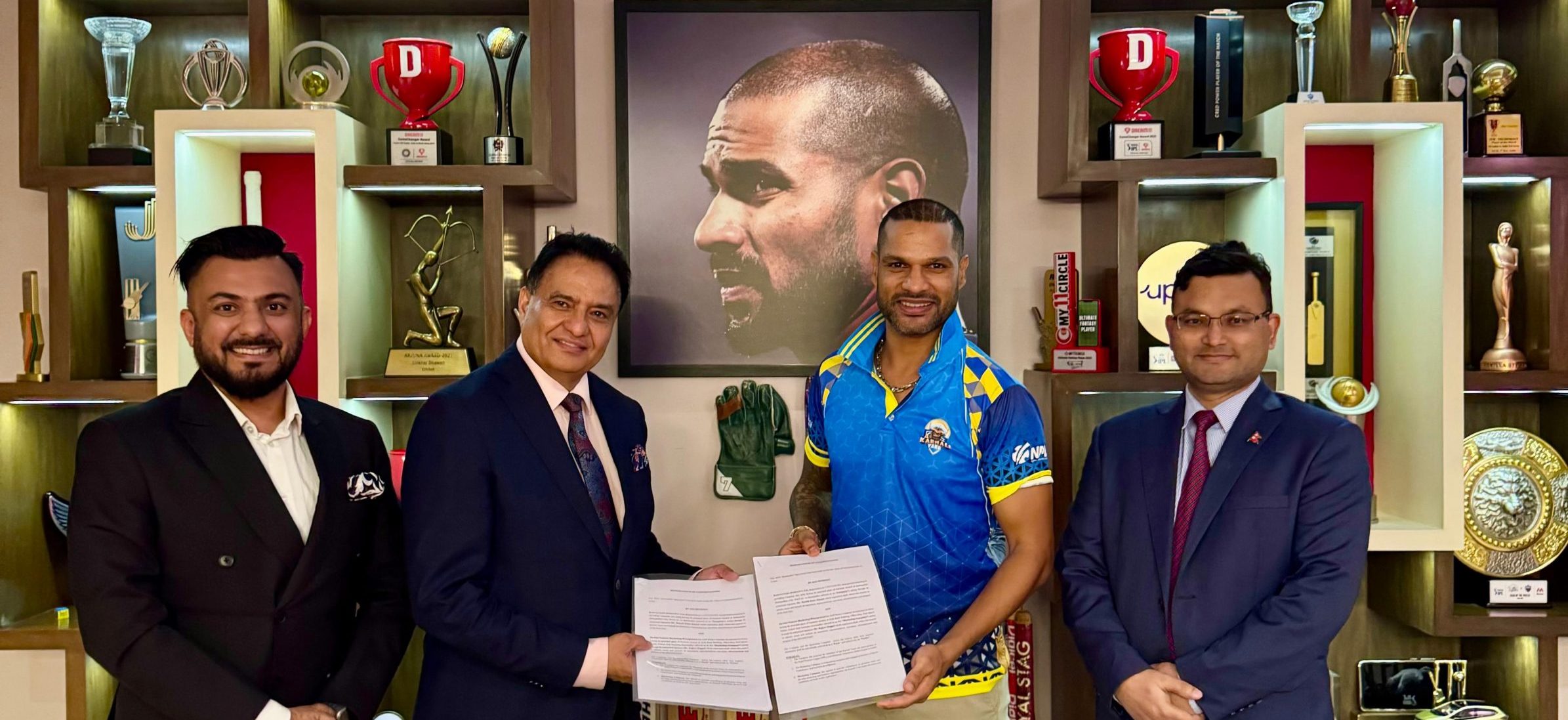 Karnali Yaks signs Indian cricketer Shikhar Dhawan for NPL