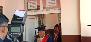 PM Oli arrives to attend convocation ceremony of KAHS