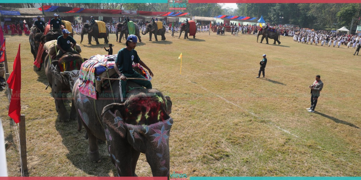 18th Chitwan Elephant and Tourism Fesitval begins at Sauraha (Photo Feature)