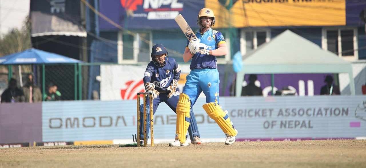 Karnali Yaks give target of 129 runs to Lumbini Lions