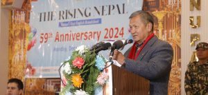 Minister Gurung: Present ruling coalition’s goal is political stability and impetus in development