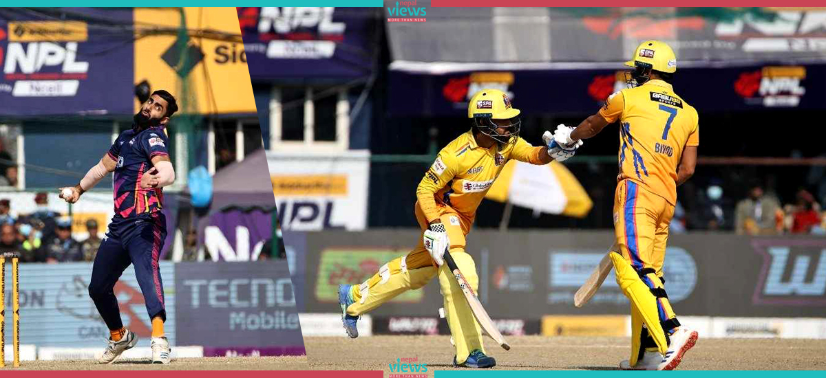 Sudurpaschim Royals give target of 185 runs to Janakpur Bolts; Saif’s half-century