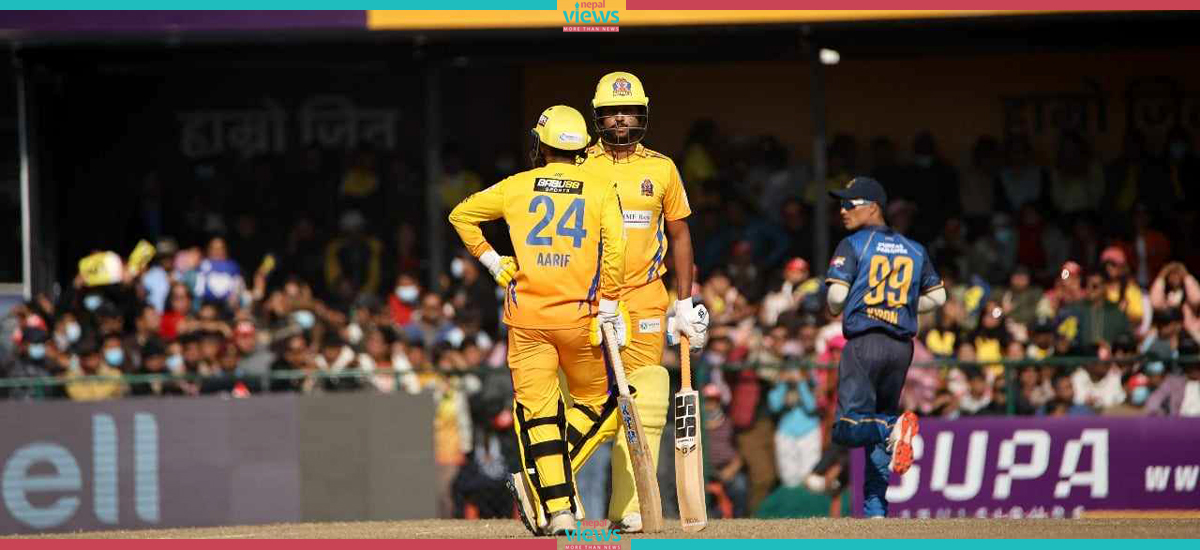 Sudurpaschim Royals set target of 154 runs to Pokhara Avengers