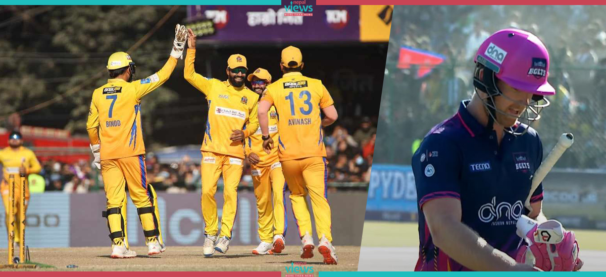Janakpur Bolts give target of 140 runs to Sudurpaschim Royals