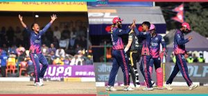 Kathmandu Gurkhas set target of 102 runs to Janakpur Bolts