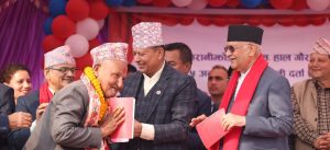 PM Oli initiates distribution of land ownership certificates at Maharanijhoda