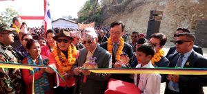 PM Oli inaugurates building at his alma mater